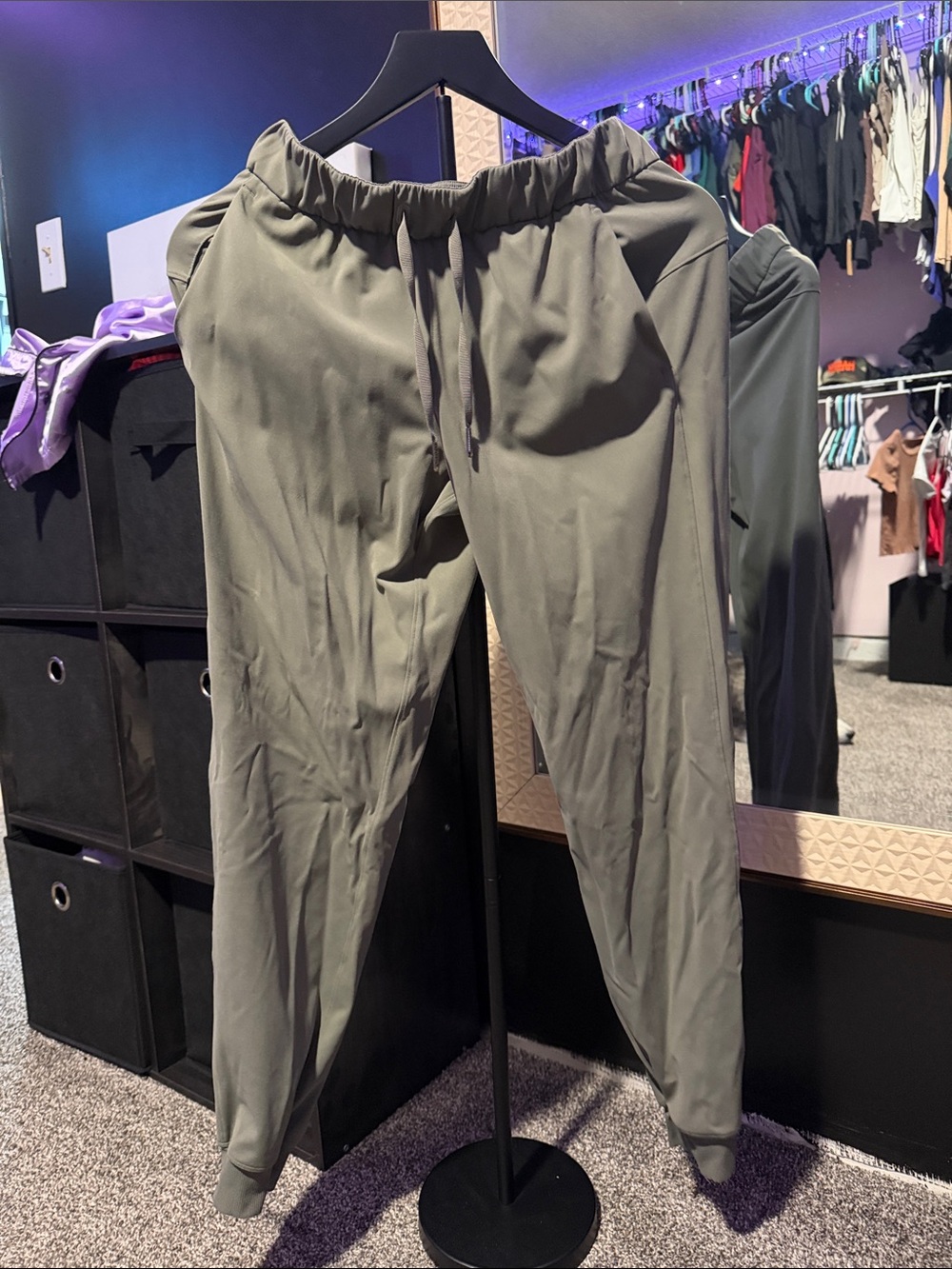 lululemon athletica Olive Green Drawstring Joggers
